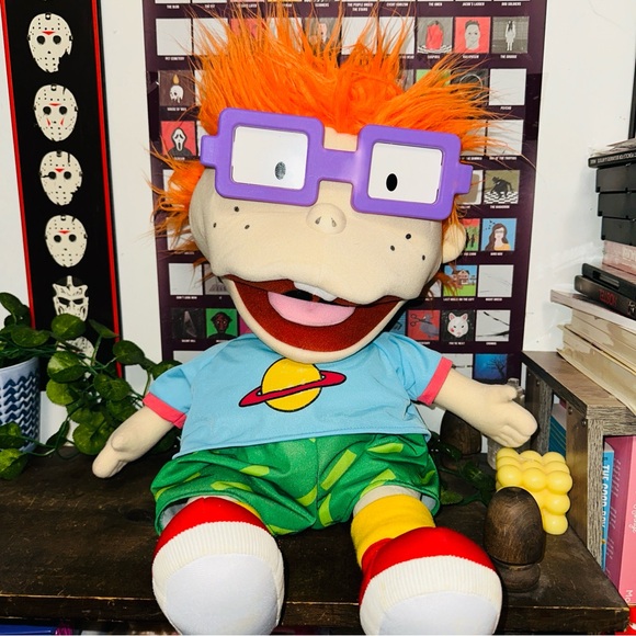 Rugrats Y2K 90s Chucky Chuckie Finster Jumbo 24 Inch 1997 Plush - Picture 1 of 9